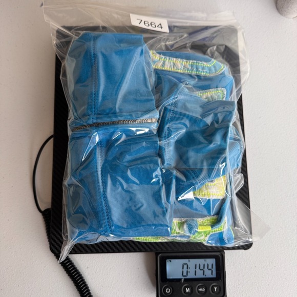 Aeropostale Full Zip Hoodie Womens XS Blue Crop California Downtown Jacket Y2K - Picture 6 of 6